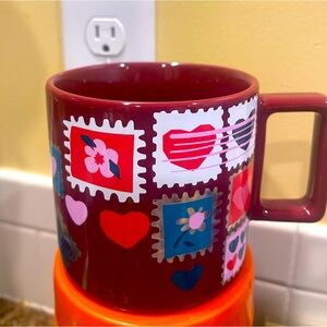 Starbucks Red Heart Stamp Coffee Cup Mug Tumbler 2023 Target Exclusive Valentine